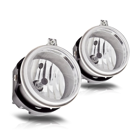 Winjet Fog Light - Clear Wiring Kit Included CFWJ-0201-C